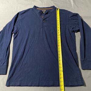 Ruff Hewn Men's Deep Blue Long Sleeve Henley